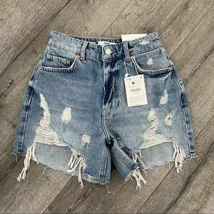 NWT Bershka Rigid Denim Short